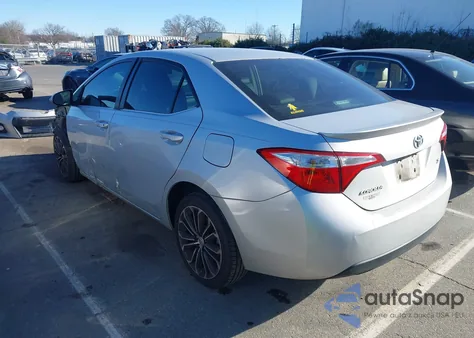 2016 Toyota Corolla S Plus from USA, damaged, VIN 2T1BURHE0GC745848